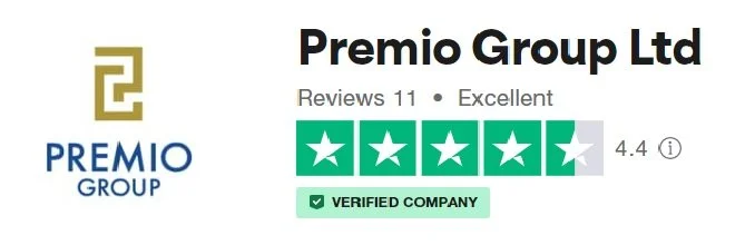 Premio Group are rated Excellent on Trustpilot