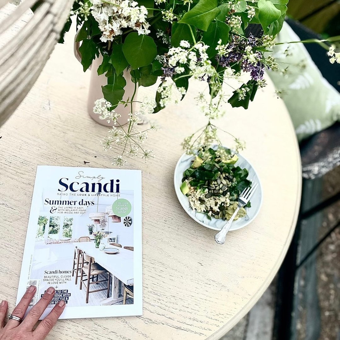 We love seeing your snaps of Simply Scandi. here's @kinship_creativedc enjoying our new Vol 14 Summer with a spot of lunch. Have you picked up yours yet? ​​​​​​​​
​​​​​​​​
Why not order to your door (link in bio) or pick up when doing the shopping?​​