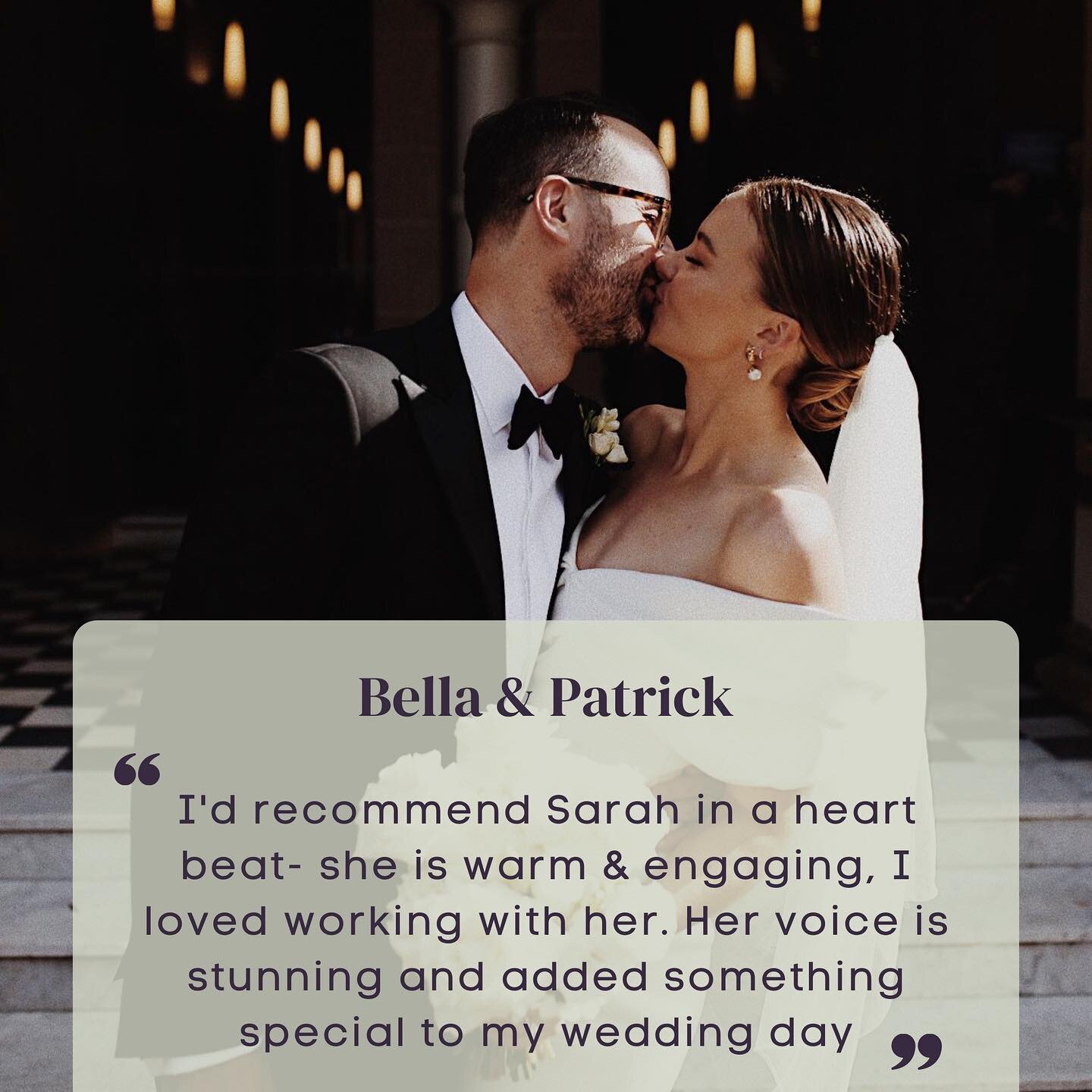 Bella &amp; Patrick 💜
.
Her name says it all, a beautiful wedding for a beautiful couple. Thank you for allowing me to share in your special day. 
.
Ps: how magnificent are these photos by @alexcarlyle 📸
.
.
.
.
.
.
#sydneywedding #weddingmusic #th