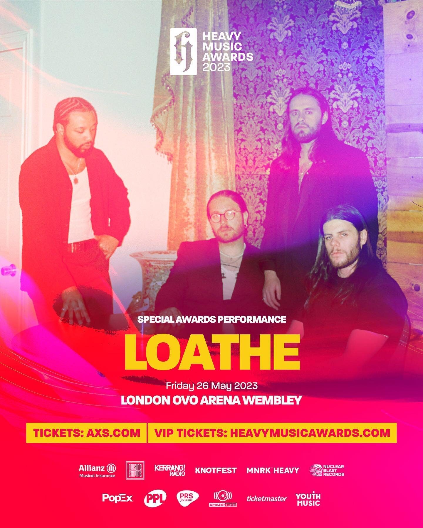 We are hugely excited to share that Loathe will be performing at #HMA23 on Friday 26 May at OVO Arena Wembley 🔥

Fresh from their appearance at Sick New World in Las Vegas, they will be joining our already stacked af line-up including - 

BOSTON MAN