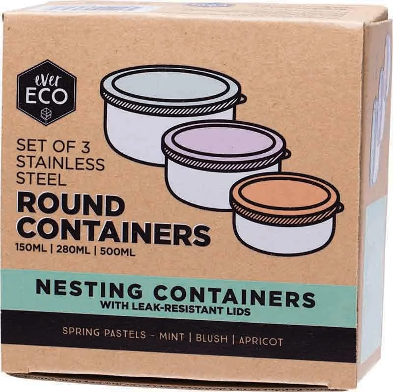 Evereco Round Nesting Containers
