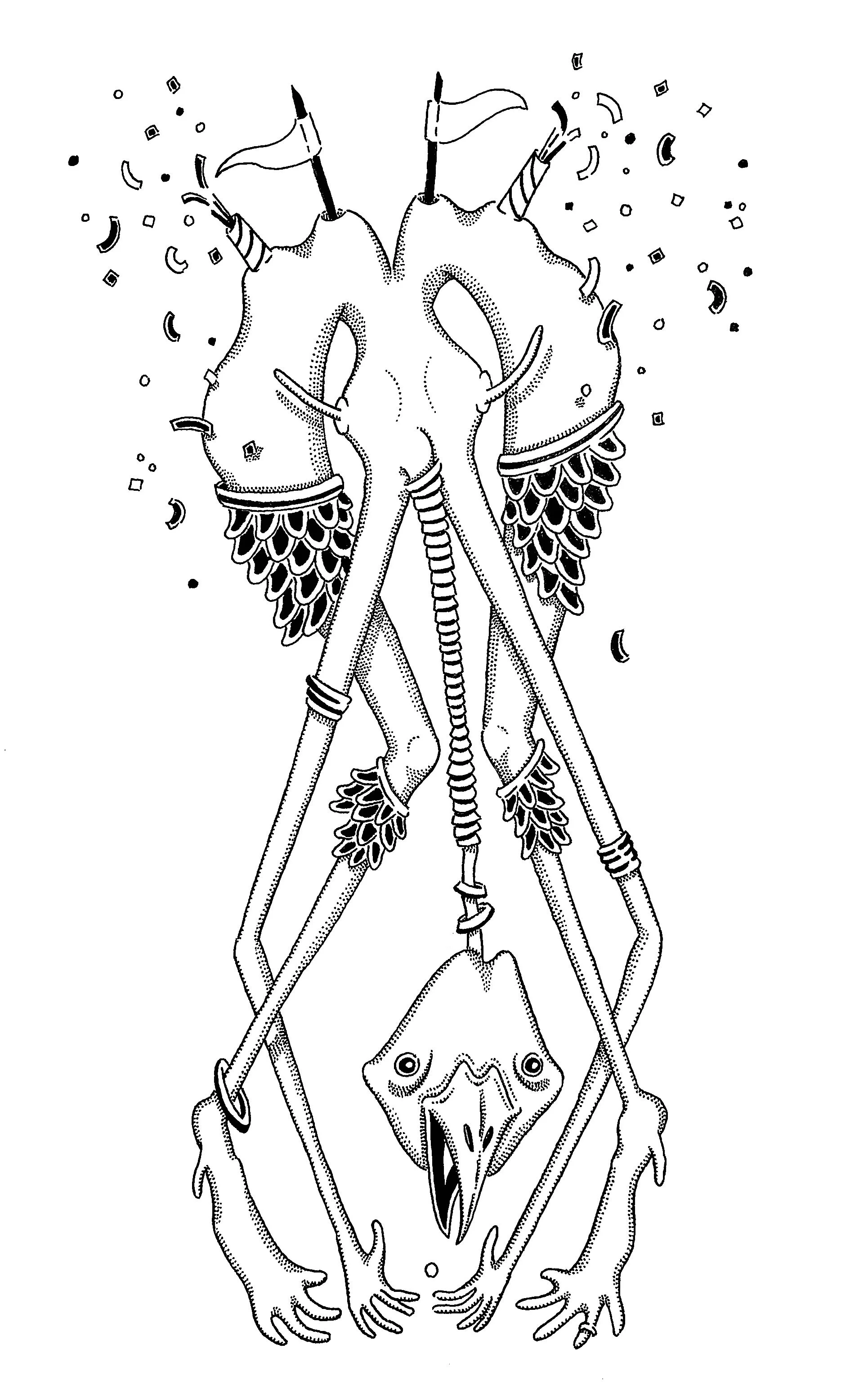 "Small Wins", 5″ x 8″, ink