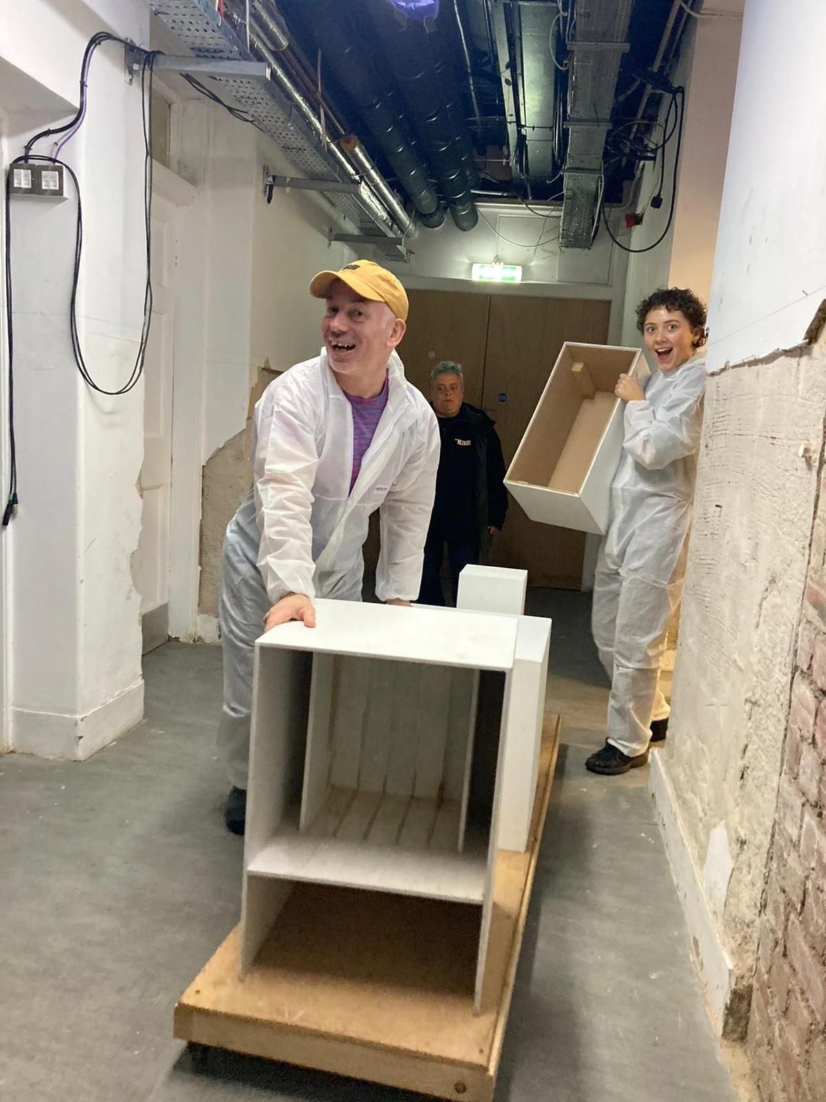 How an exhibition becomes visible: the First week of install…