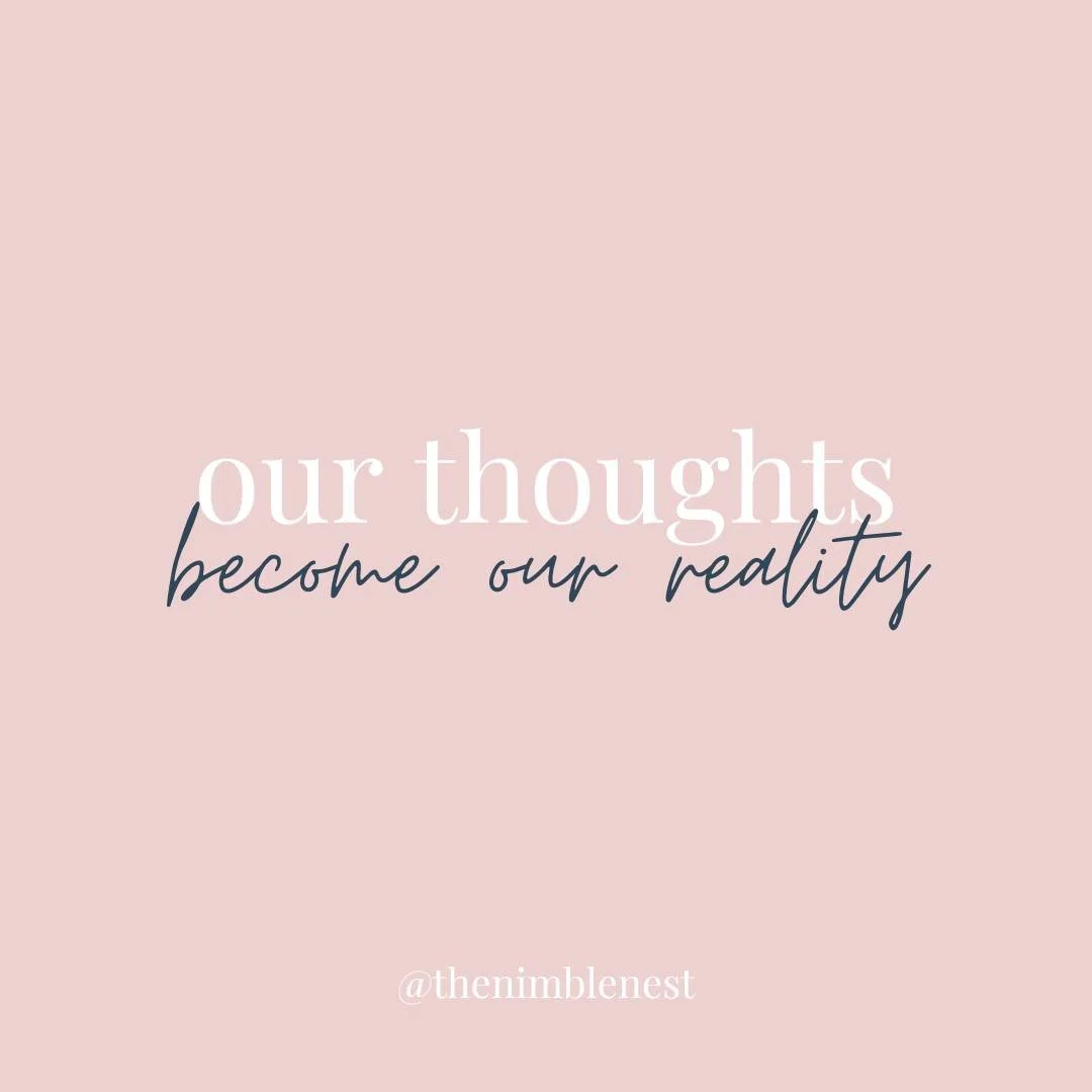 H A P P Y  T H O U G H T S / 💬 Taking a moment to share a simple question - if our thoughts become our reality, what are you thinking about? 

📝 curated for #thenimblenest
.
.
.
.
. 
#quote #inspirationalquotes #professionalorganizer #getorganized 