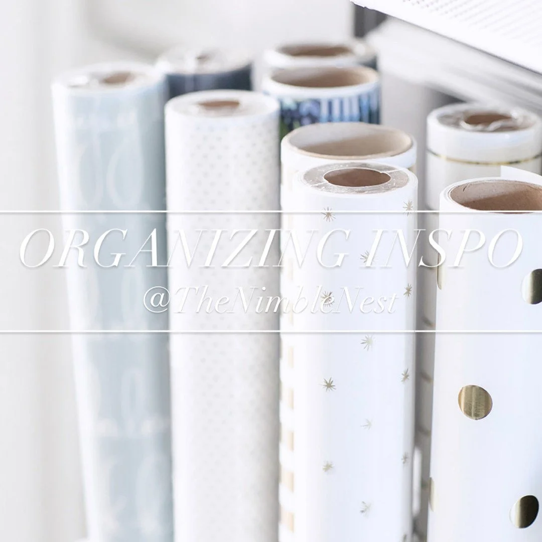 W R A P  I T  U P / 🎁 Had to share a few more pics of our holiday wrapping organization before this holiday season wraps up! 

📸 @public311design for #thenimblenest
.
.
.
.
. 
#marthastewartliving #showmeyourstyle #organizationalinspo #homesolution