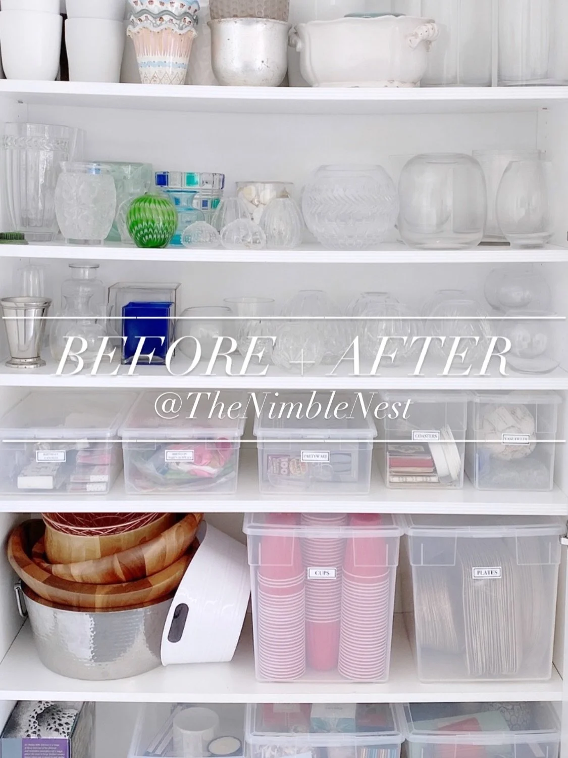 A F T E R / ✨ A little before + after from our client&rsquo;s organized garage. Before, a bit chaotic + after, a beautiful + organized space. 
⠀⠀⠀⠀⠀⠀⠀⠀⠀
📸 curated for #thenimblenest
.
.
.
.
. 
#decluttering #declutter #declutteringtips #garagegoals 