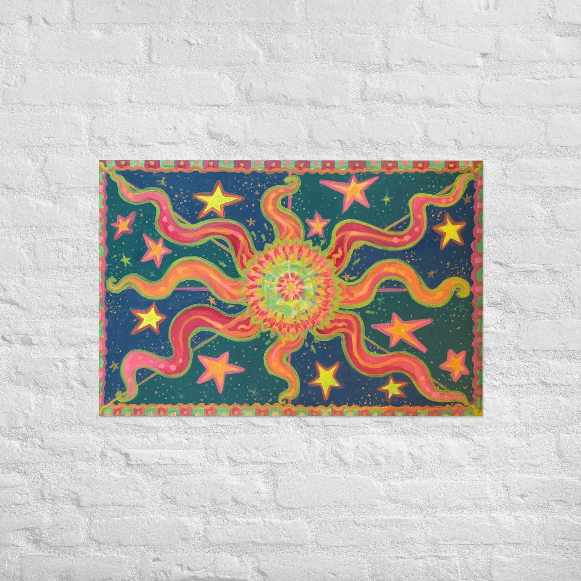 Sun Mandala Print (Unframed) Cute gift, annapolis, art