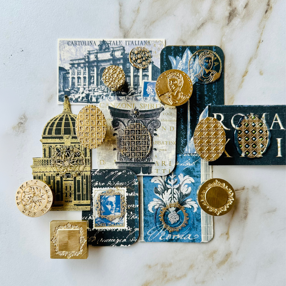 Wax Seal Stamp (Double Sided, Mini, Brass) — The Letter Alley