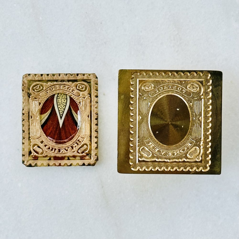 Wax Seal Stamp (Double Sided, Mini, Brass) — The Letter Alley
