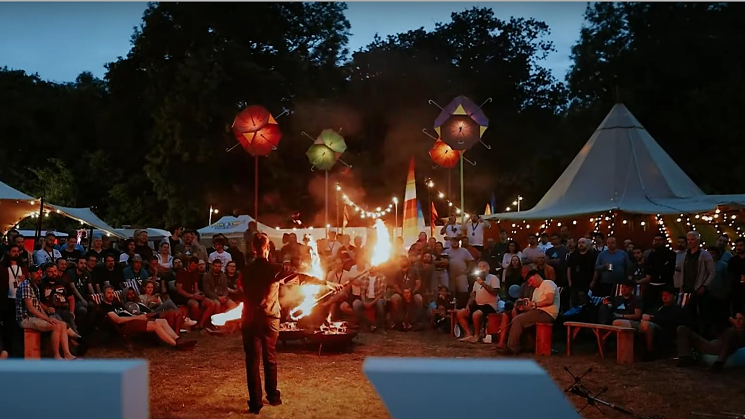 mpg Tipi corporate event