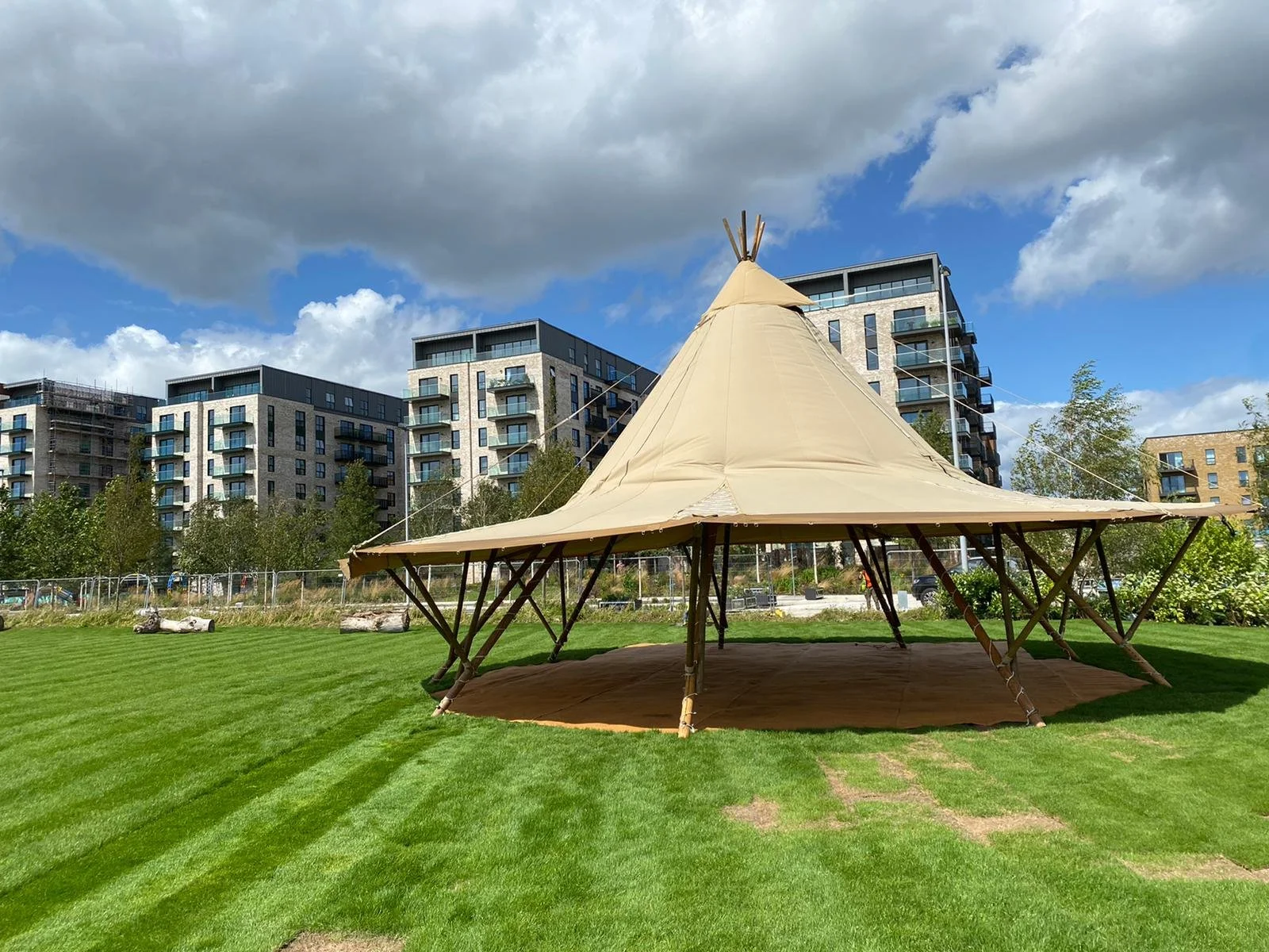 Berkley Homes Tipi corporate event