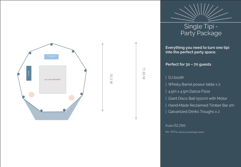 Blue Sky Tipis - Party Tipi