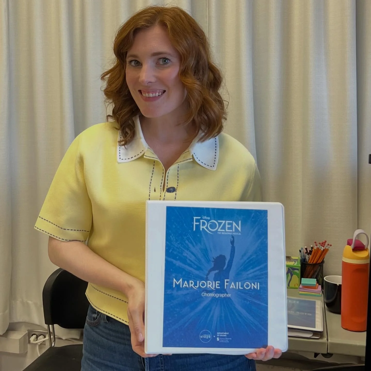 First Day of School! Excited to create some magic up in Syracuse!

#frozen #choreographer #syracusestage