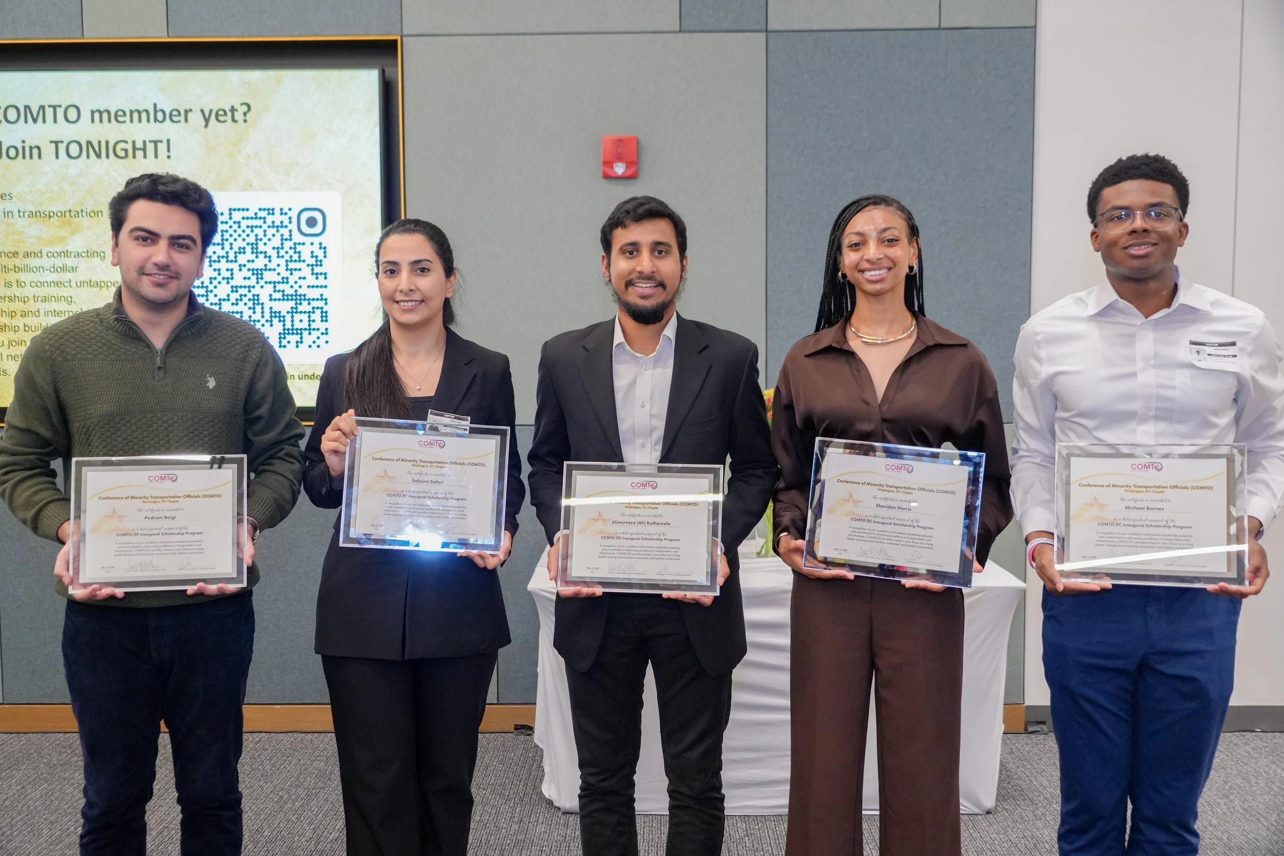COMTO DC Scholarship Reception - May 12, 2026