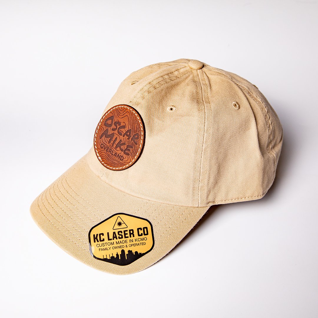 Leather Patch Dad Hat