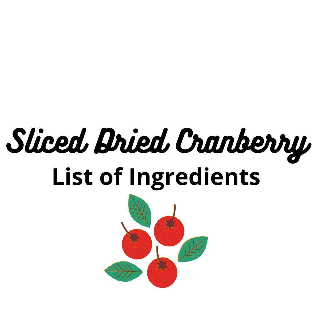 Sliced Dried Cranberry Specification.png