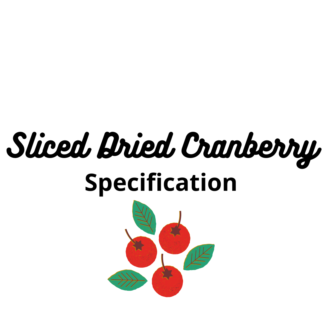 Sliced Dried Cranberry Specification.png