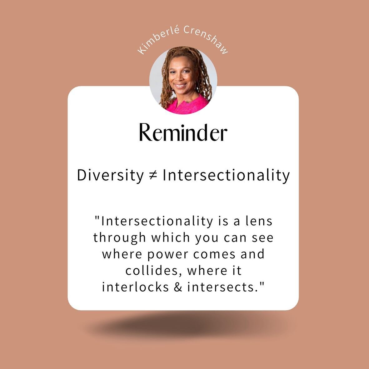 As Black History Month comes to an end, keep👏🏽that👏🏽energy👏🏽 all year long. Continue to center and amplify Black voices and understand the nuances of intersectionality. Flip through this post to learn more from Dr. Kimberlé Crenshaw (the woman