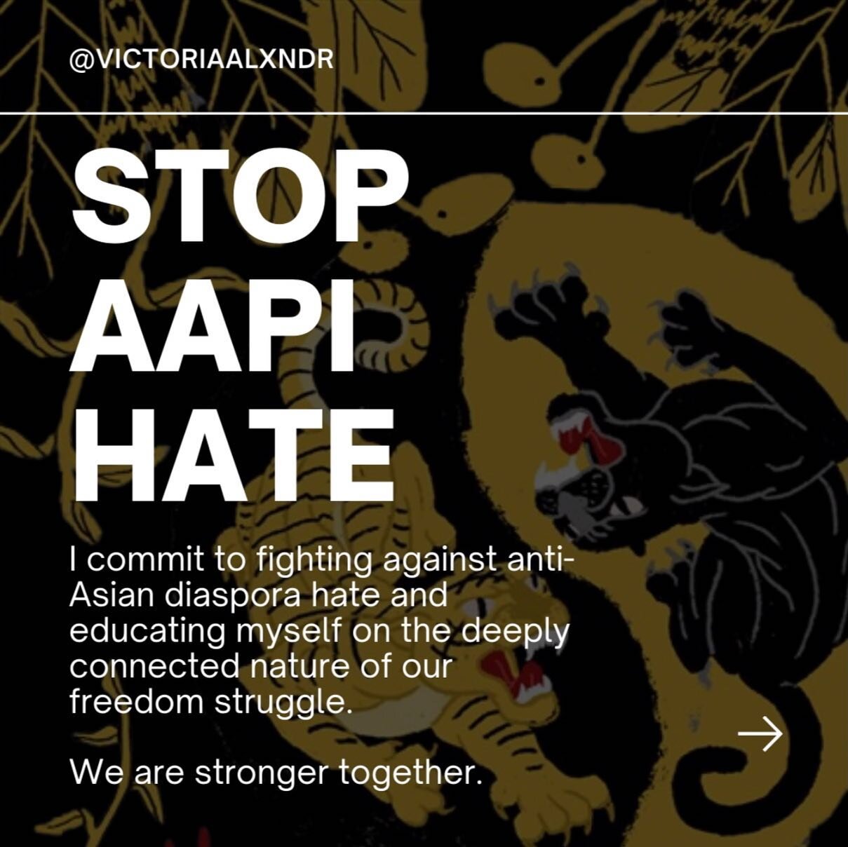 Please visit the #AntiRacistResourceGuide linked in my bio for resources and information to #StopAAPIHate ✊🏽 I stand in solidarity with the communities impacted by the shootings in Atlanta and the sharp spike in Anti-Asian violence in the past year 