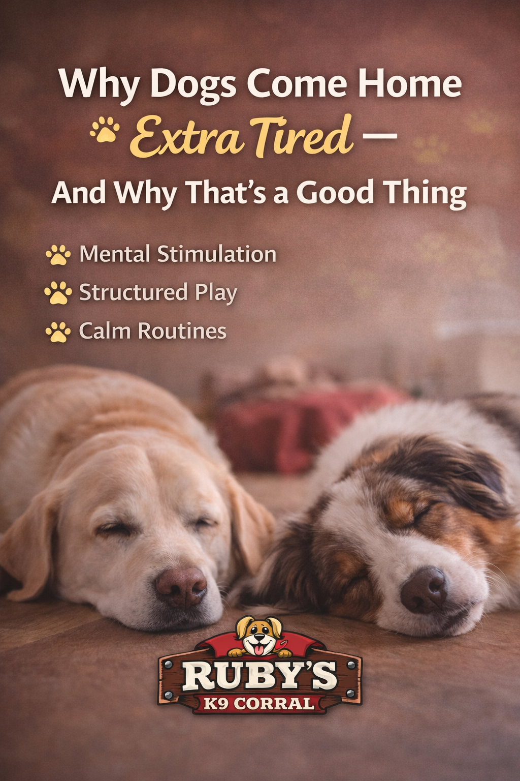 Why Some Dogs Come Home Extra Tired — And Why That’s a Good Thing