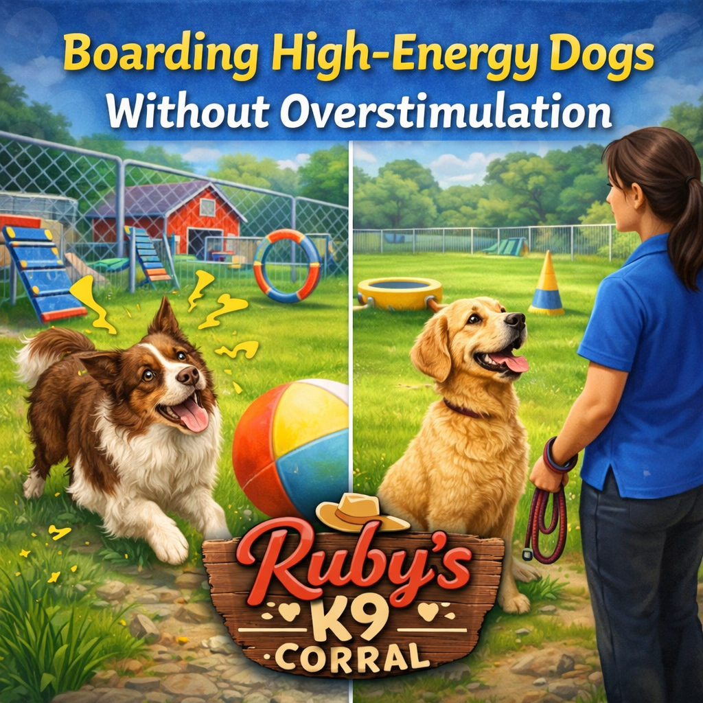 ⚡ Boarding High-Energy Dogs Without Overstimulation
