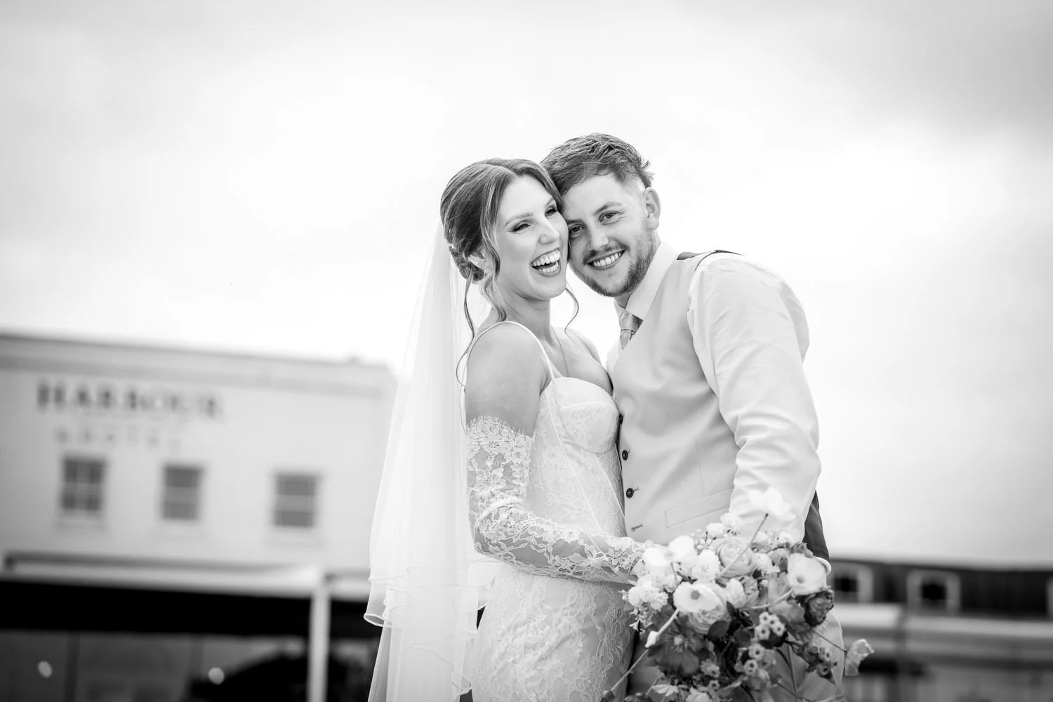 Celebrating Taylor and Luke's beautiful wedding day at the stunning Christchurch Harbour, creating memories that will last a lifetime.

Venue - @christchurch.harbourhotel 
Makeup and Hair - @bridalandbeauty_byrebeccajayne