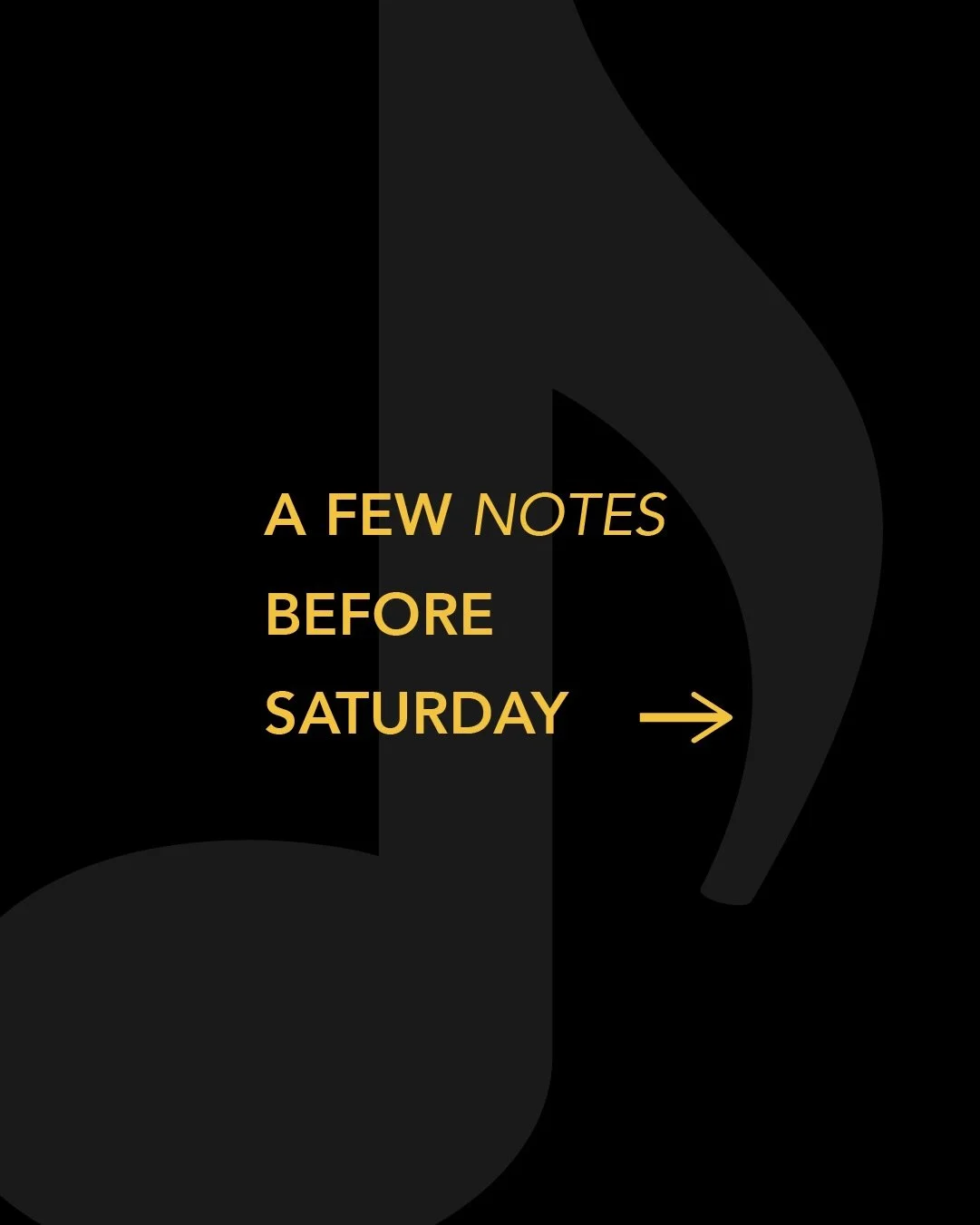 A few notes before Saturday. 🎶

You&rsquo;ll find even more inside the program&mdash;
but here&rsquo;s a glimpse before you take your seat.

Come hear it for yourself. Tickets available now.