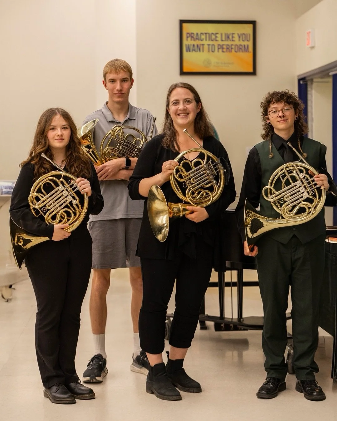 Horn Master Class with Aija Mattson-Jovel 🎶

Students had the opportunity to learn from Aija Mattson-Jovel, Principal Horn of the Bakersfield Symphony Orchestra, in a hands-on master class.

&ldquo;It was great to be a part of the horn master class 
