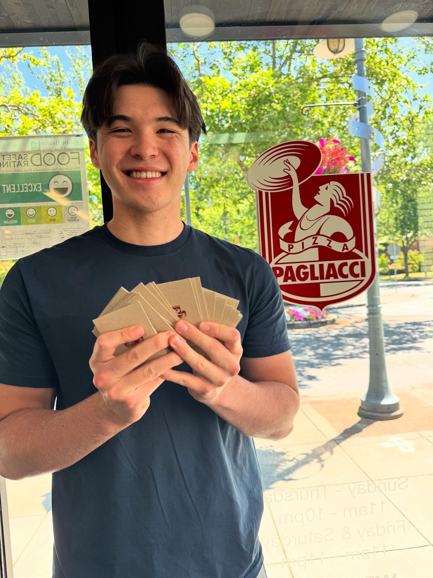 A special thank you to @pagliaccipizza for five years of continuous support for TFNP operations! We are so fortunate to be able to include Pagliacci gift cards in our care packages for teenagers at Seattle Children&rsquo;s Hospital during their first