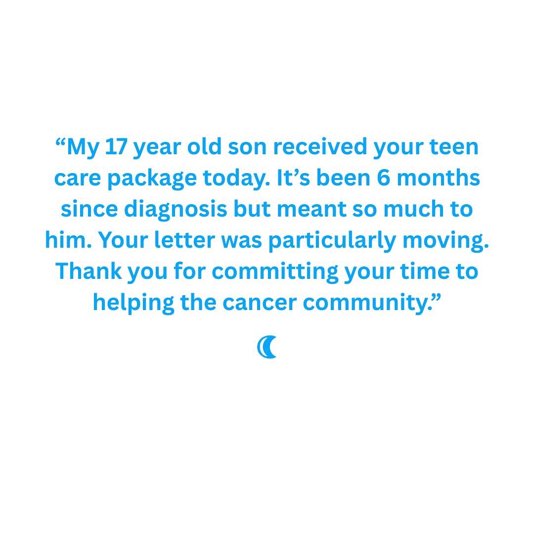 Thank you for sharing your story with us. On behalf of the entire TFNP team, we are incredibly thankful for your kind words and hearing the impact our care packages have had.