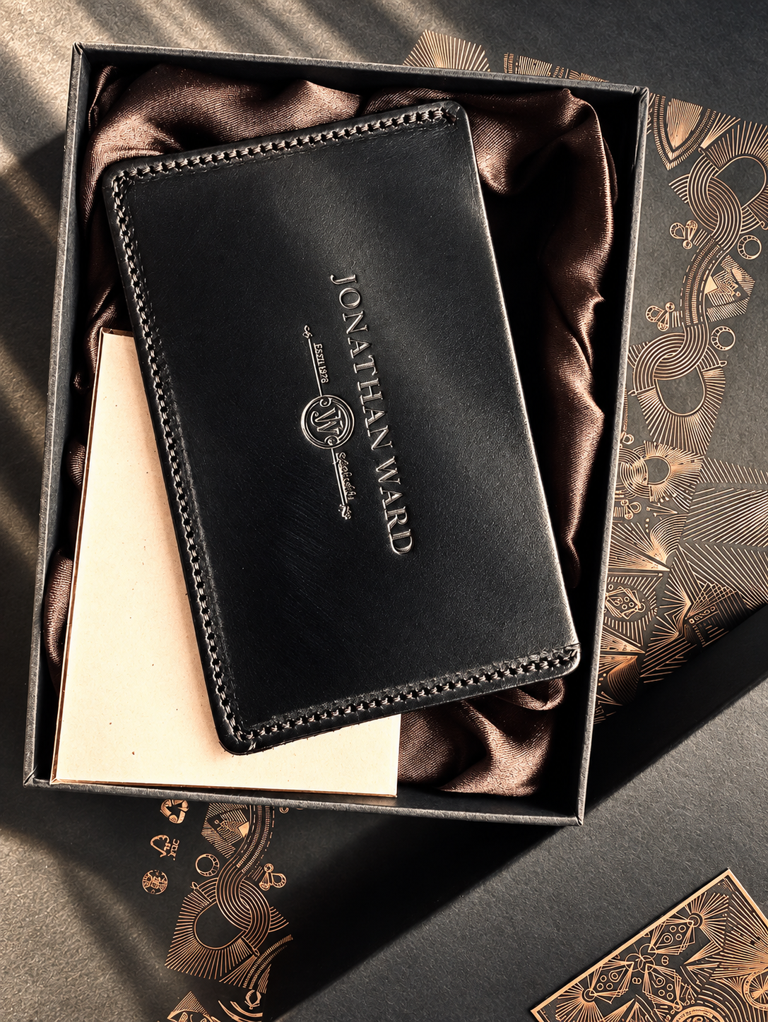 Custom Leather Dashboard Sleeve Box Set