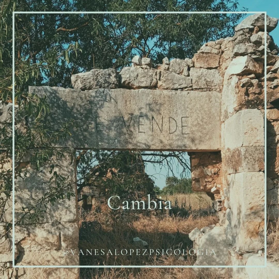 Si algo sabemos es que nada permanece estable indefinidamente, la vida es cambio y nosotrxs, con nuestros pensamientos, sentimientos y acciones, decidimos c&oacute;mo nos adaptamos al mismo.

Cuando un cambio llega a nuestro camino ponemos en marcha 