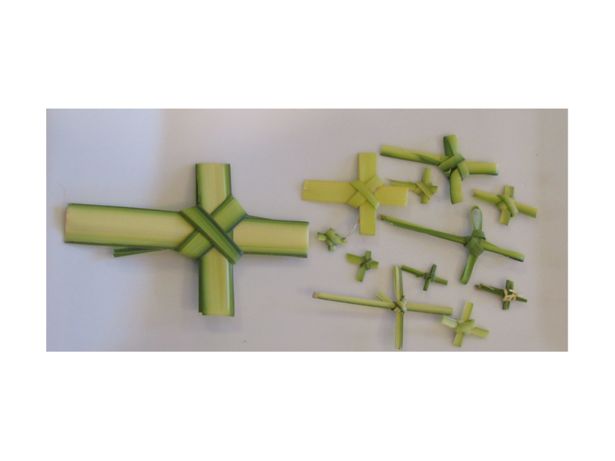 Lenten Interactive and Intergenerational Program: Palm Cross Making
