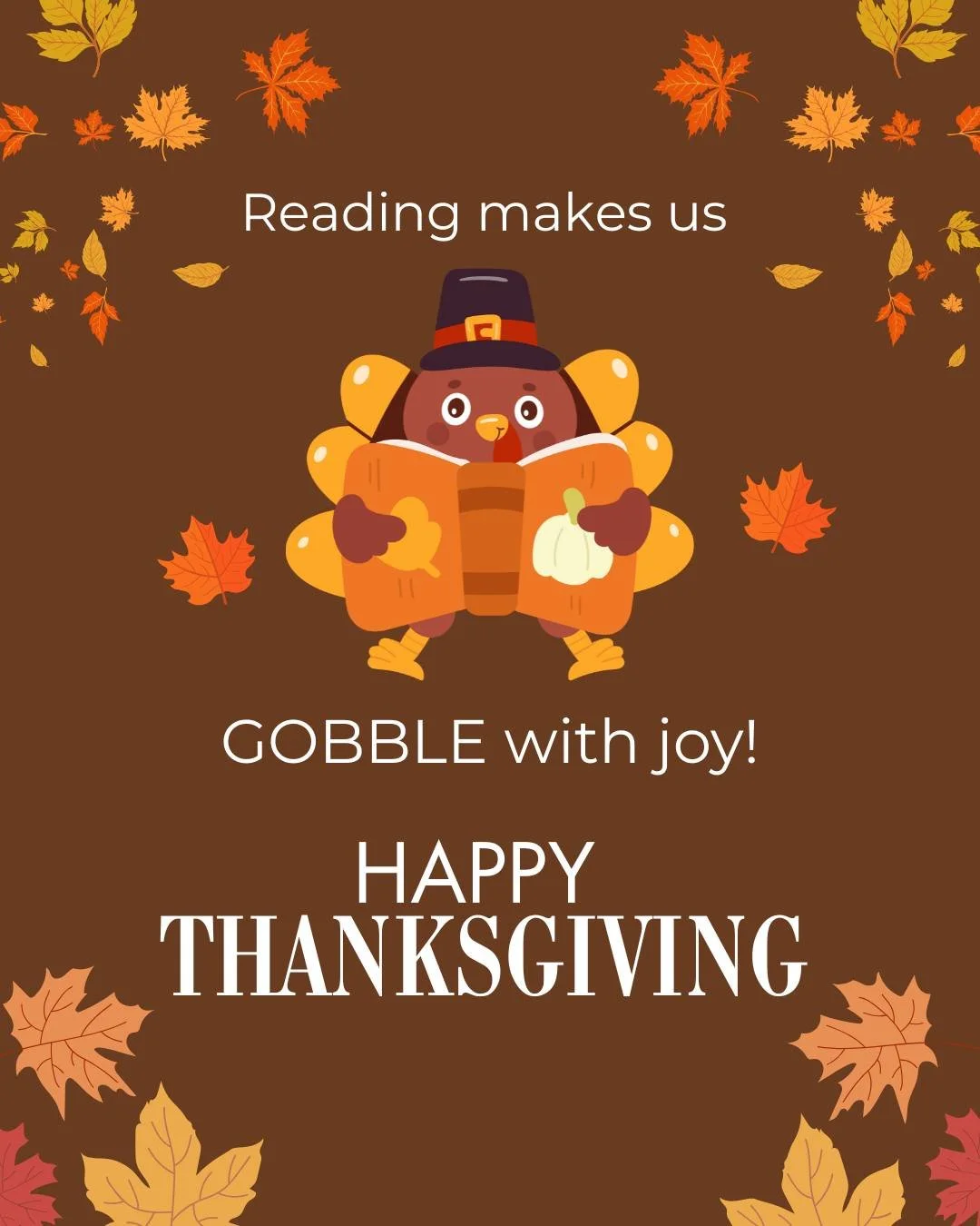 We&rsquo;re thankful for our members, and also our librarians, library patrons, and &hellip; books! 

#Thanksgiving #LibraryLove