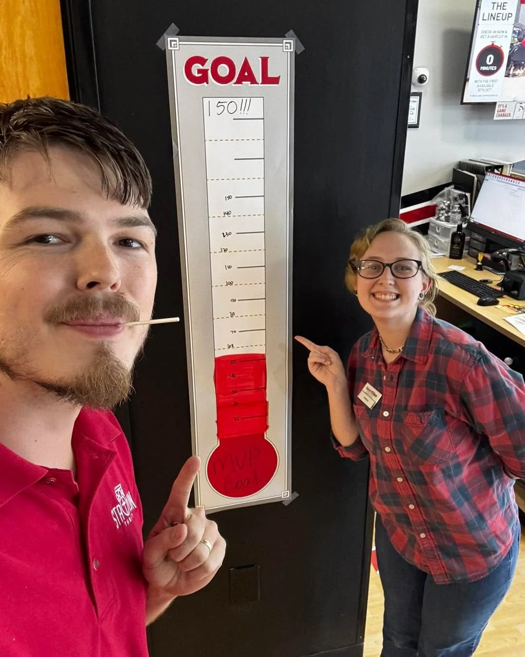 🎶just keep cutting, just keep cutting🎶

77 MVP Haircuts down, 73 to go💇&zwj;♂️

This week, Sport Clips Haircuts of Palestine is donating $5 to Hope Station with every MVP haircut they do and they have a goal of 150 MVPS 

👏OVER HALF WAY THERE👏

