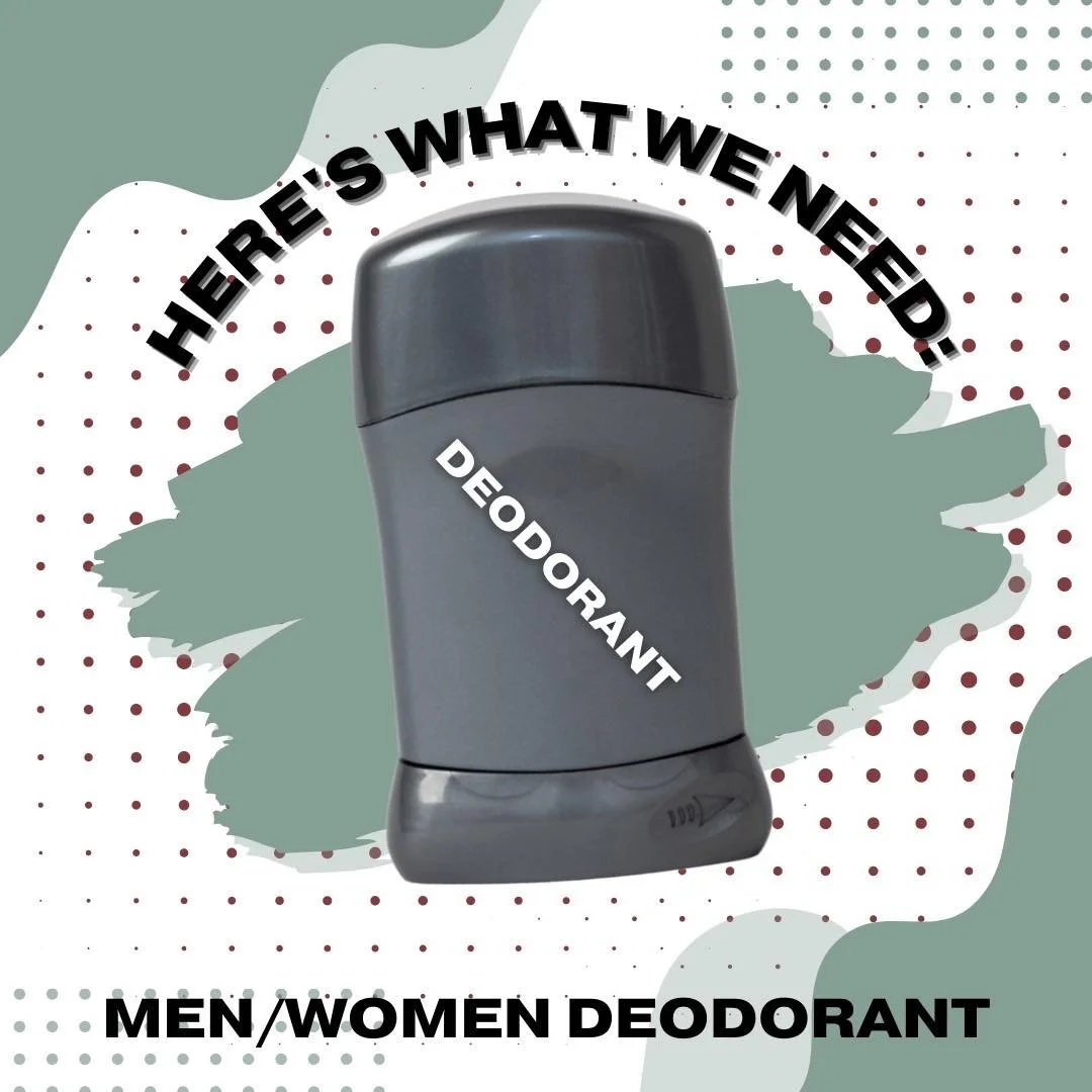 Seldom do we need to ask you for help. God provides. We need deodorant men&rsquo;s and women&rsquo;s . 919 S. Magnolia, Palestine, Tx 75801 God Bless you for. Your faithfulness .