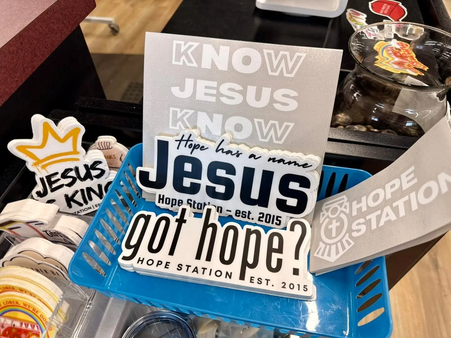 🚨NEW VEHICLE DECALS AND SHIRTS AVAILABLE🚨

DECALS
- These Gospel centered bumper stickers are made with a thick, durable vinyl that protects the sticker from sunlight and scratches. It also features easily removed adhesive which won&rsquo;t leave s