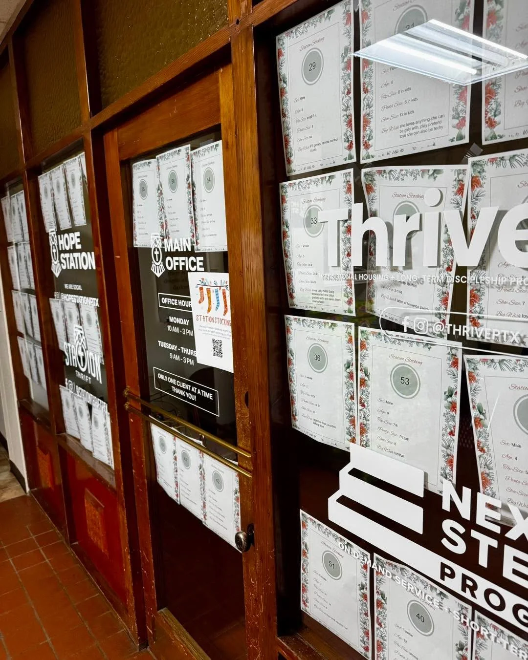 Hope everyone had a great Thanksgiving!

 There are stillLOTS of &ldquo;stockings&rdquo; available to be filled for families in need🎄❤️

Station Stockings are Hope Station's version of &quot;Angel Tree&quot;. Each stocking is a representation of one