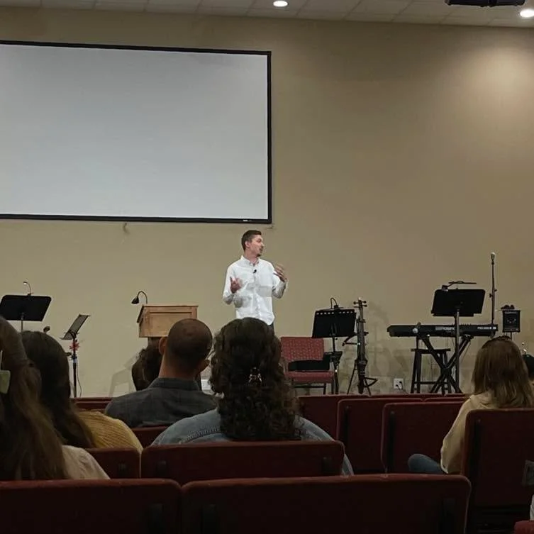 Sometimes fighting poverty starts with food, laundry, housing assistance, or job training.
But lasting transformation happens when a community is filled with the hope of the Gospel.

This week, Jacob had the opportunity to share at Grace Bible Church