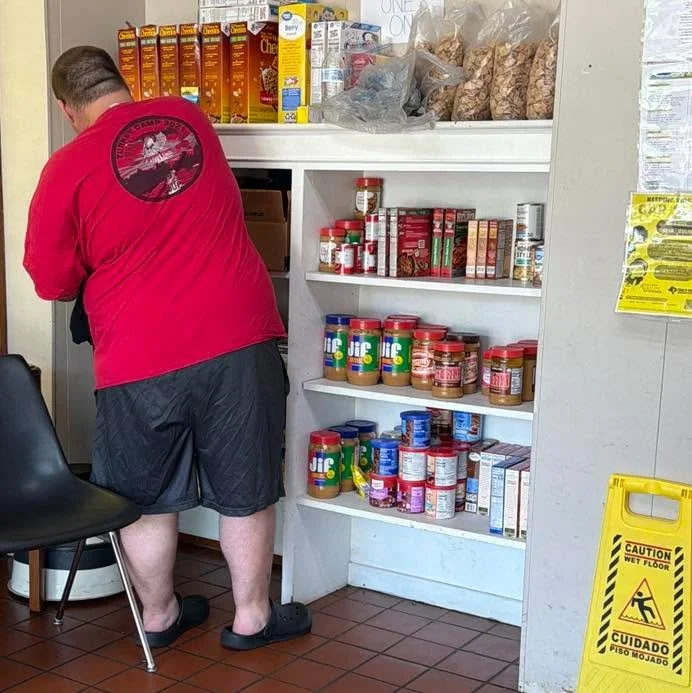 Every shelf tells a story.

A jar of peanut butter.
A box of cereal.
A can of soup.

To some, they&rsquo;re ordinary groceries. To others, they&rsquo;re the difference between going to bed hungry and having a meal on the table.

At Hope Station, we b