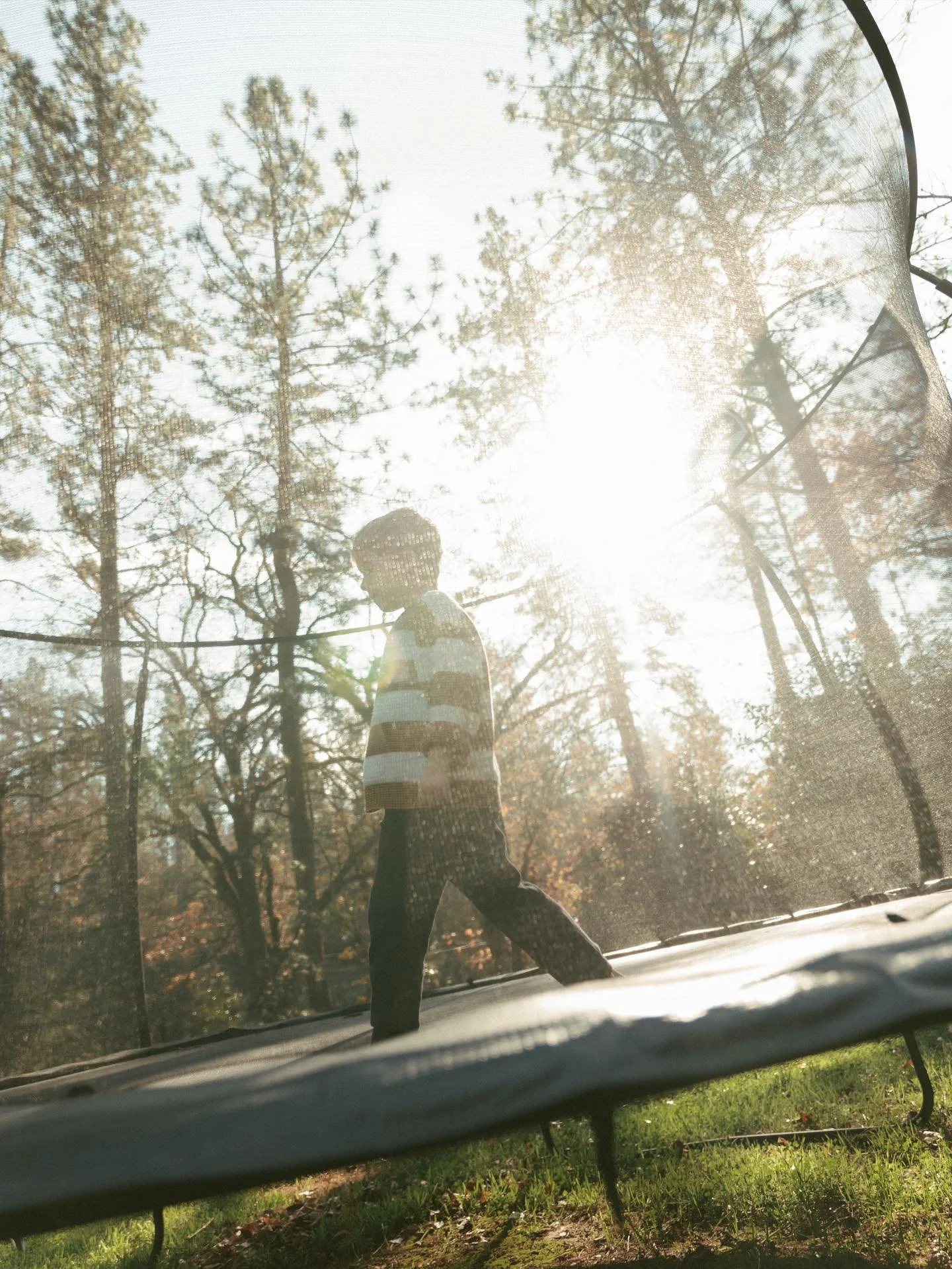 This boy could live on the trampoline if he was given the opportunity. Finding joy in the midst of these crazy transitions we are in.