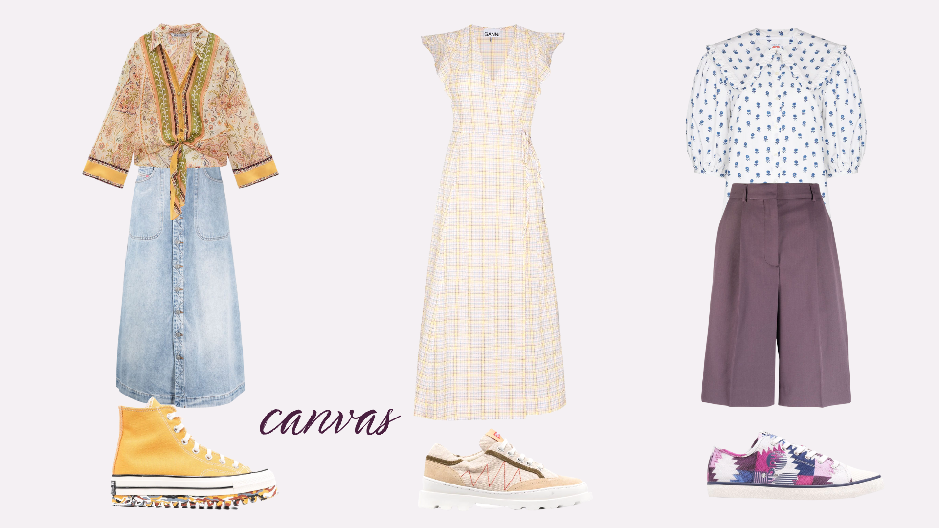 Canvas sneaks have gotten an upgrade! Who knew chucks could reach a new level of cool? Again, this style comes in so many cuts and patterns, making it easy to find colours that fit with your wardrobe.