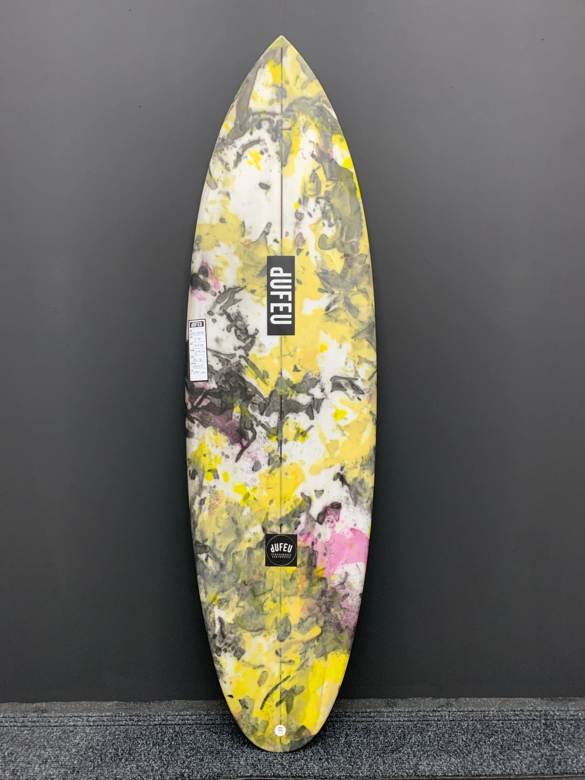 HERITAGE RT 5’10 x 19 5/8 x 2 9/16 32.2L  FCS2