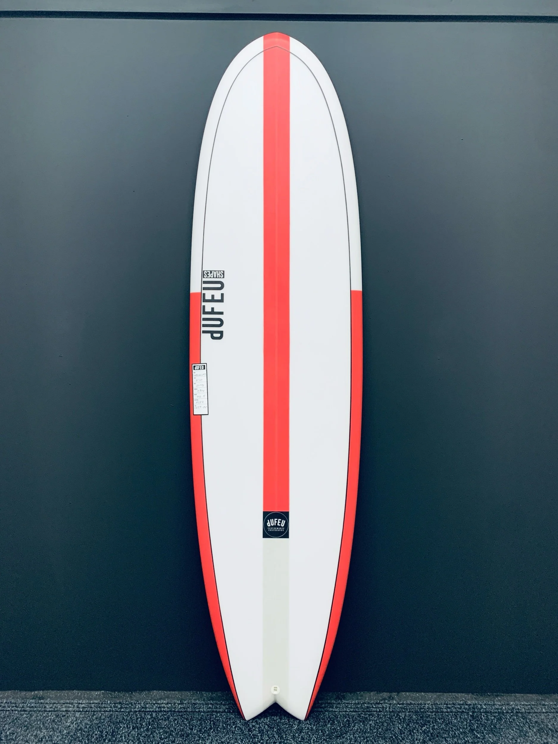 TURBOSLUGZ 6’10 x 21 1/2 x 2 3/4 46.5L  FCS2