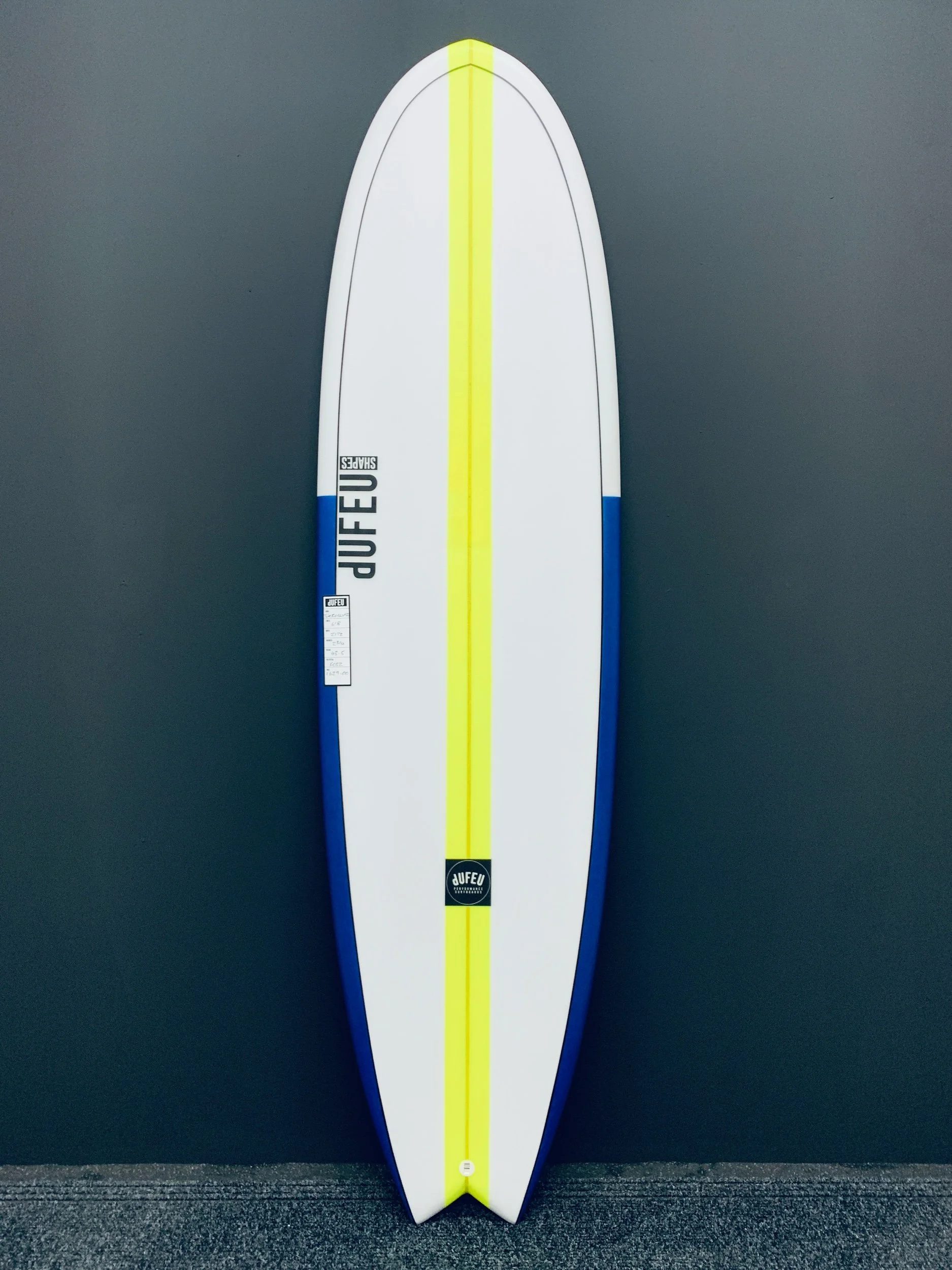 TURBOSLUGZ 6’8 x 21 1/2 x 2 3/4 43.5L FCS2
