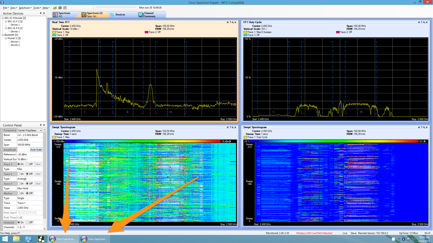 2 instances of Spectrum Expert