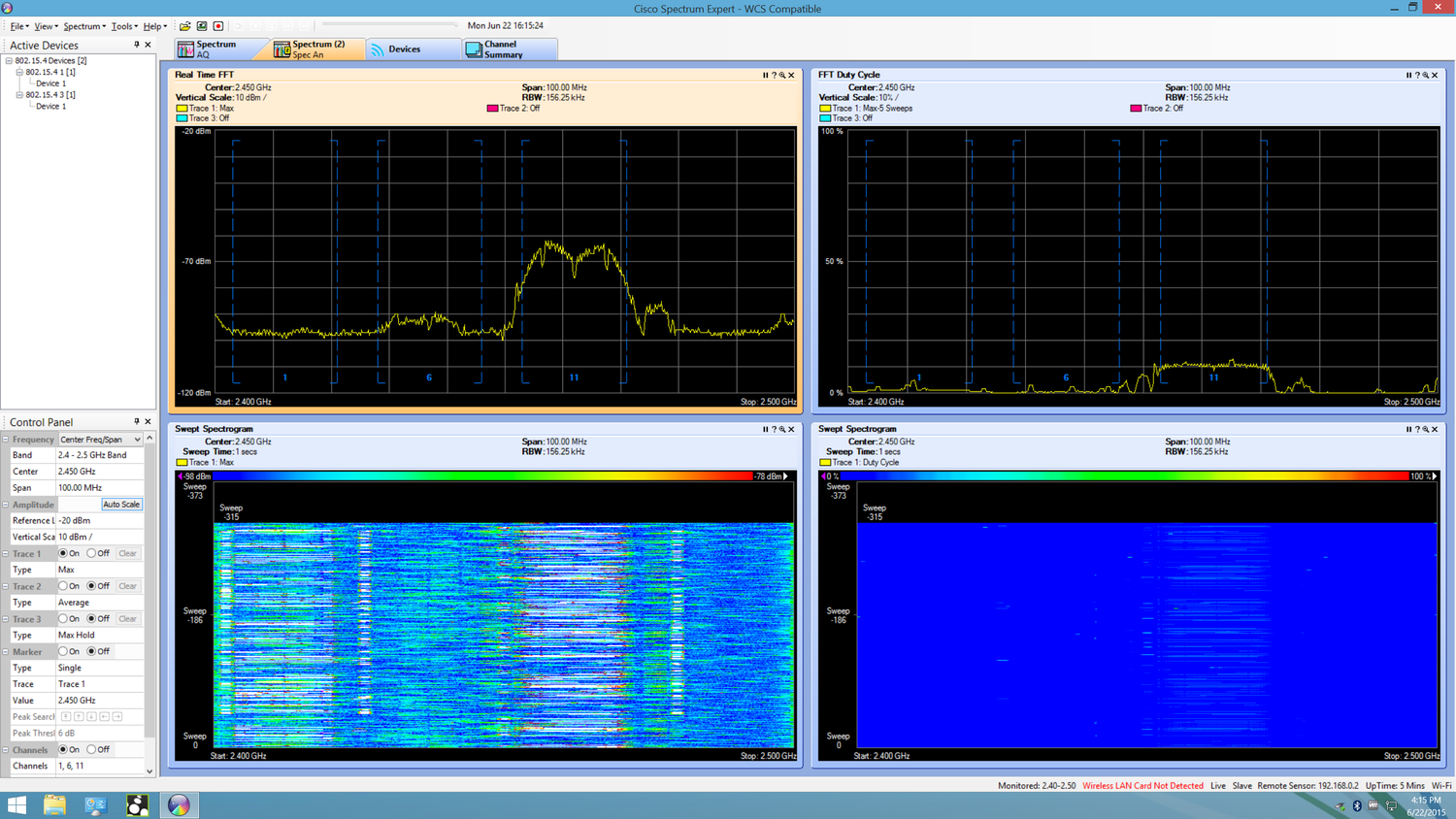 spectrum expert connected and working