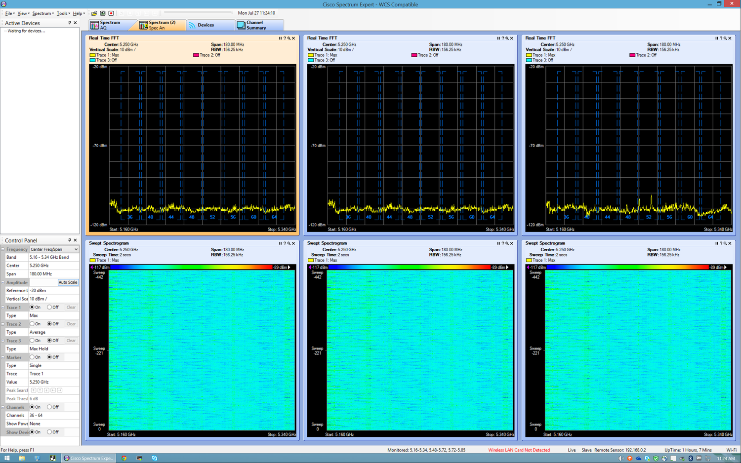 05 3 FFT & 3 swept spectrograms