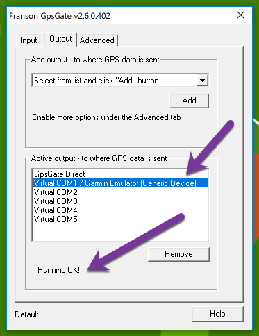 franson gpsgate gps data but no position