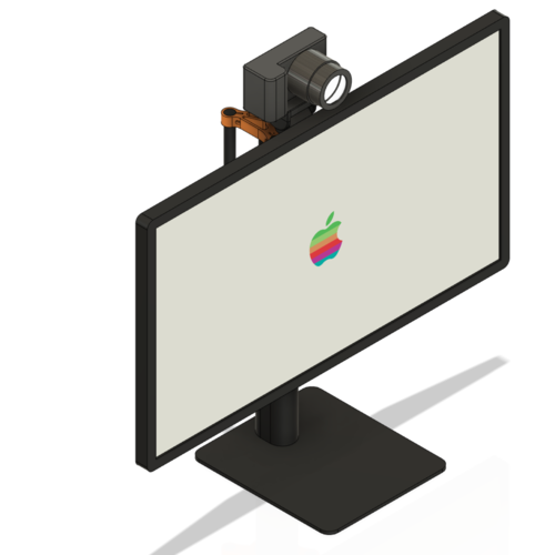 LG UltraFine 5K Display with ScreenRig &amp; DSLR